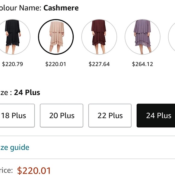 NWT 2 PC Women’s Rose Pink Formal Flowy Tiered Plus Dress and Jacket 24W 3X - Picture 13 of 16